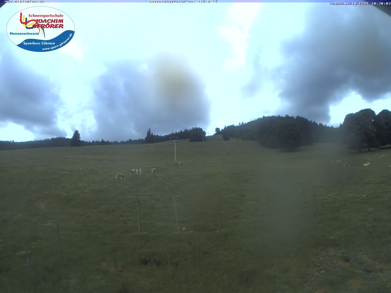 Archived image Webcam Ski lift Schwinbach