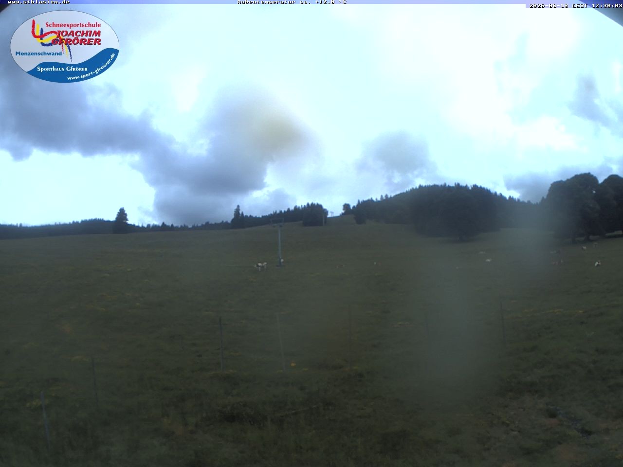 Archived image Webcam Ski lift Schwinbach