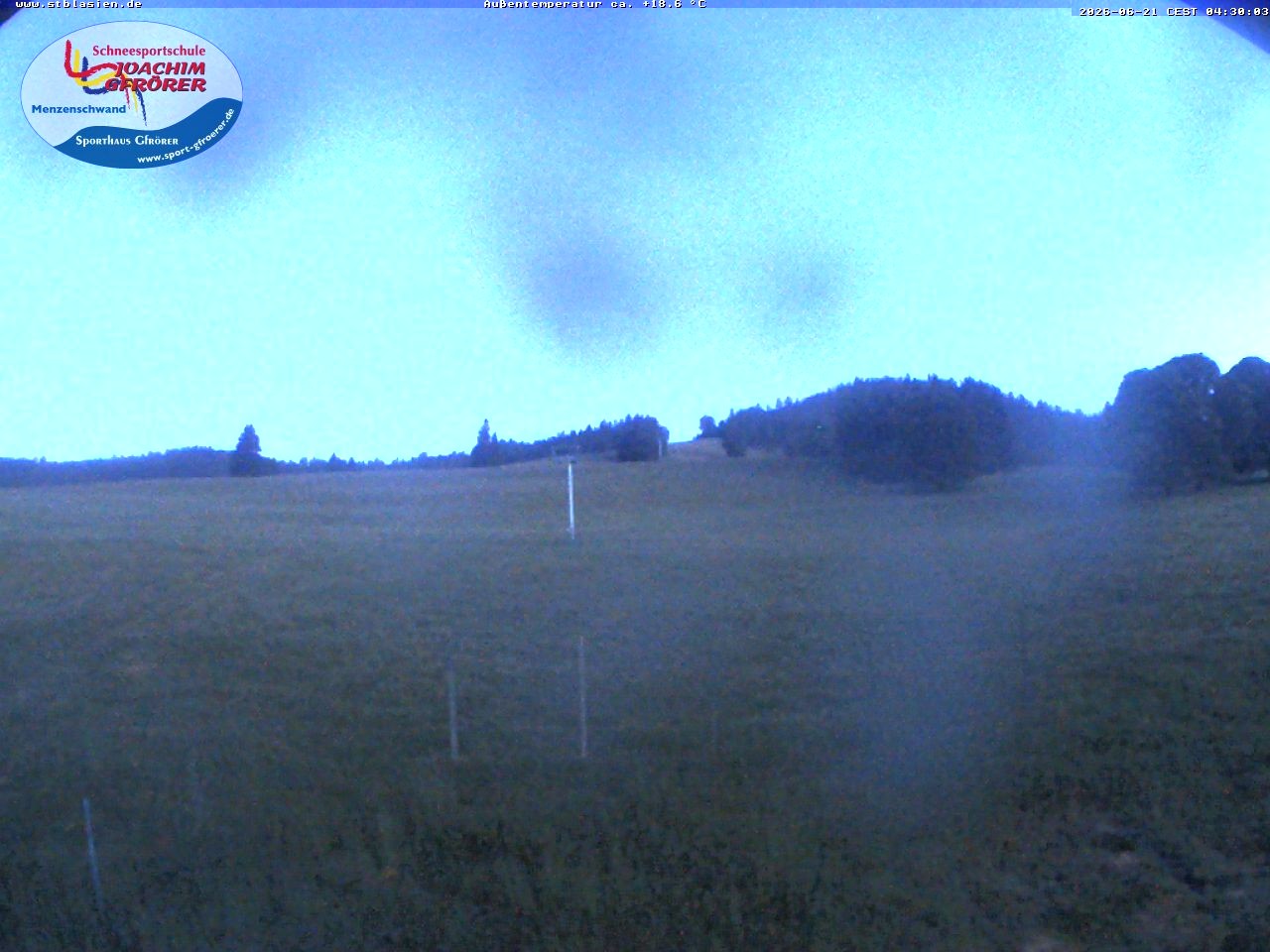 Archived image Webcam Ski lift Schwinbach