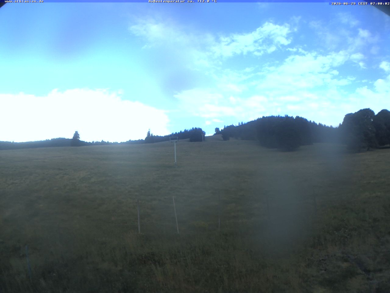 Archived image Webcam Ski lift Schwinbach