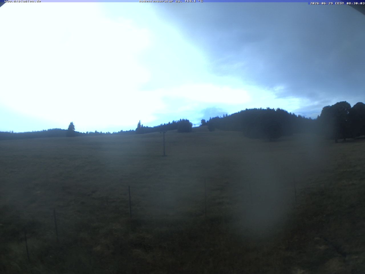 Archived image Webcam Ski lift Schwinbach