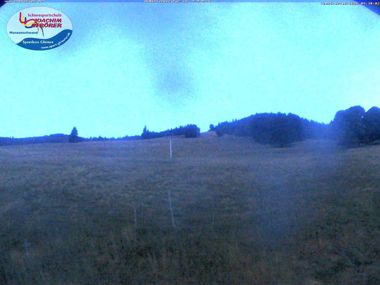Archived image Webcam Ski lift Schwinbach