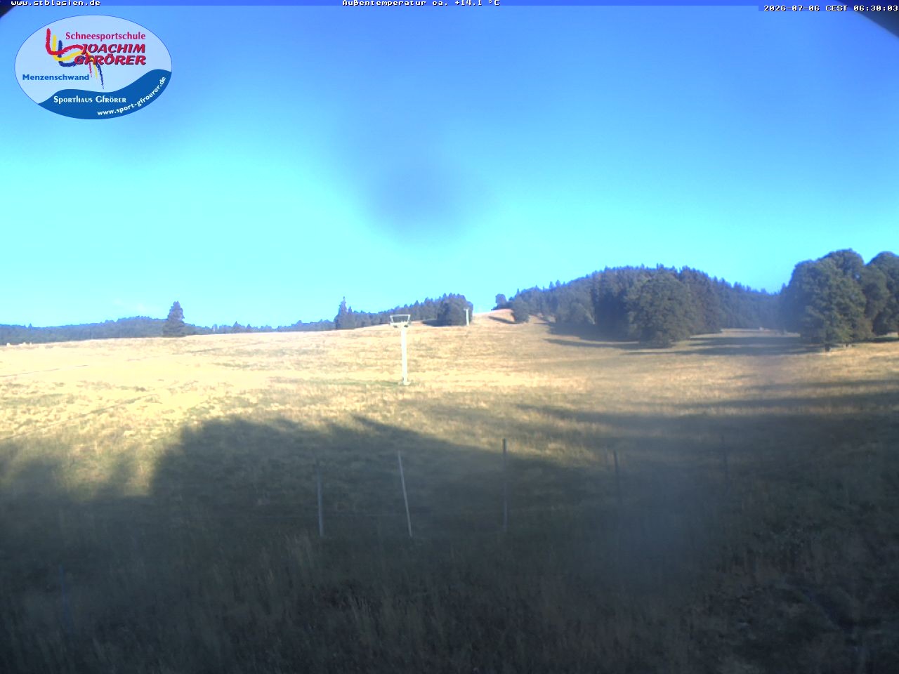 Archived image Webcam Ski lift Schwinbach