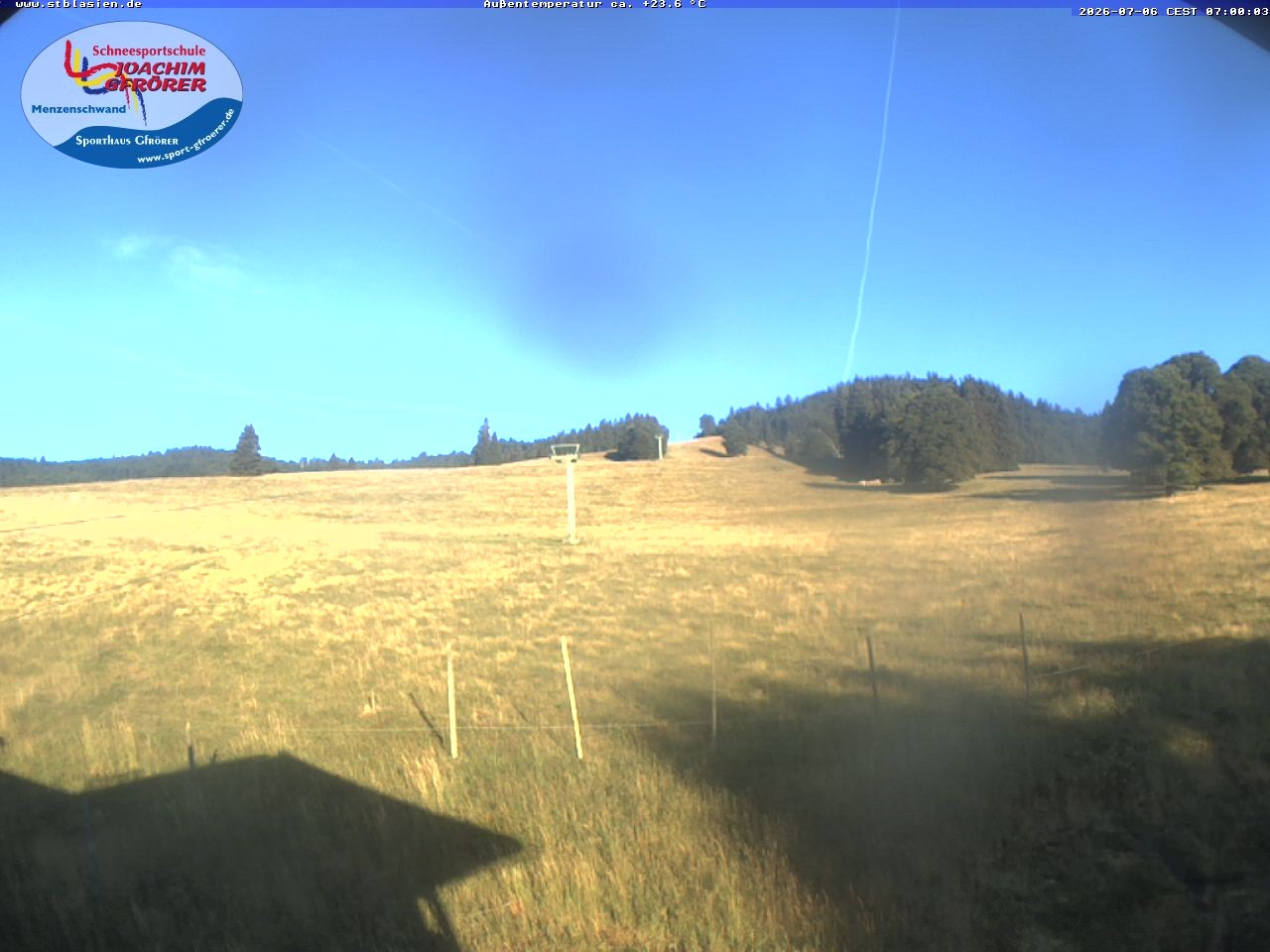 Archived image Webcam Ski lift Schwinbach