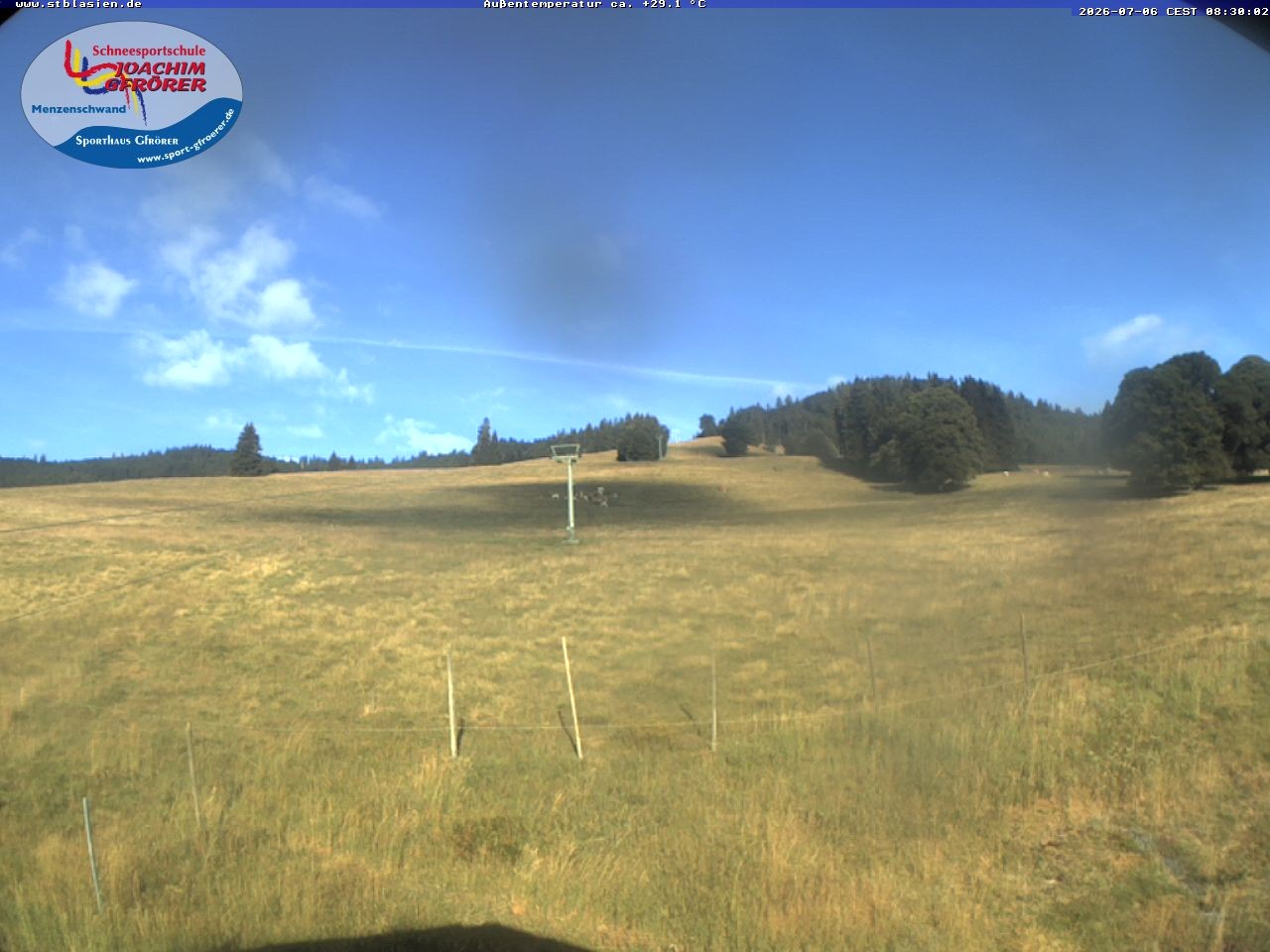 Archived image Webcam Ski lift Schwinbach