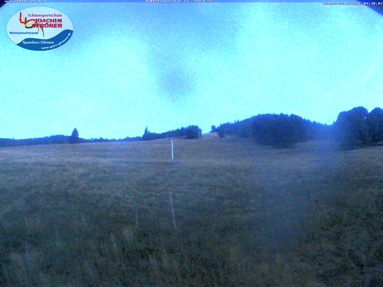 Archived image Webcam Ski lift Schwinbach