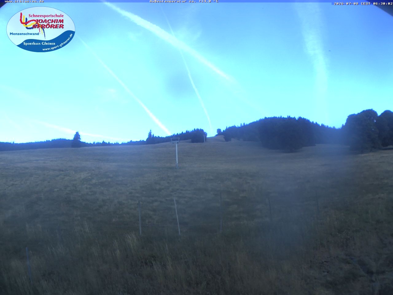 Archived image Webcam Ski lift Schwinbach