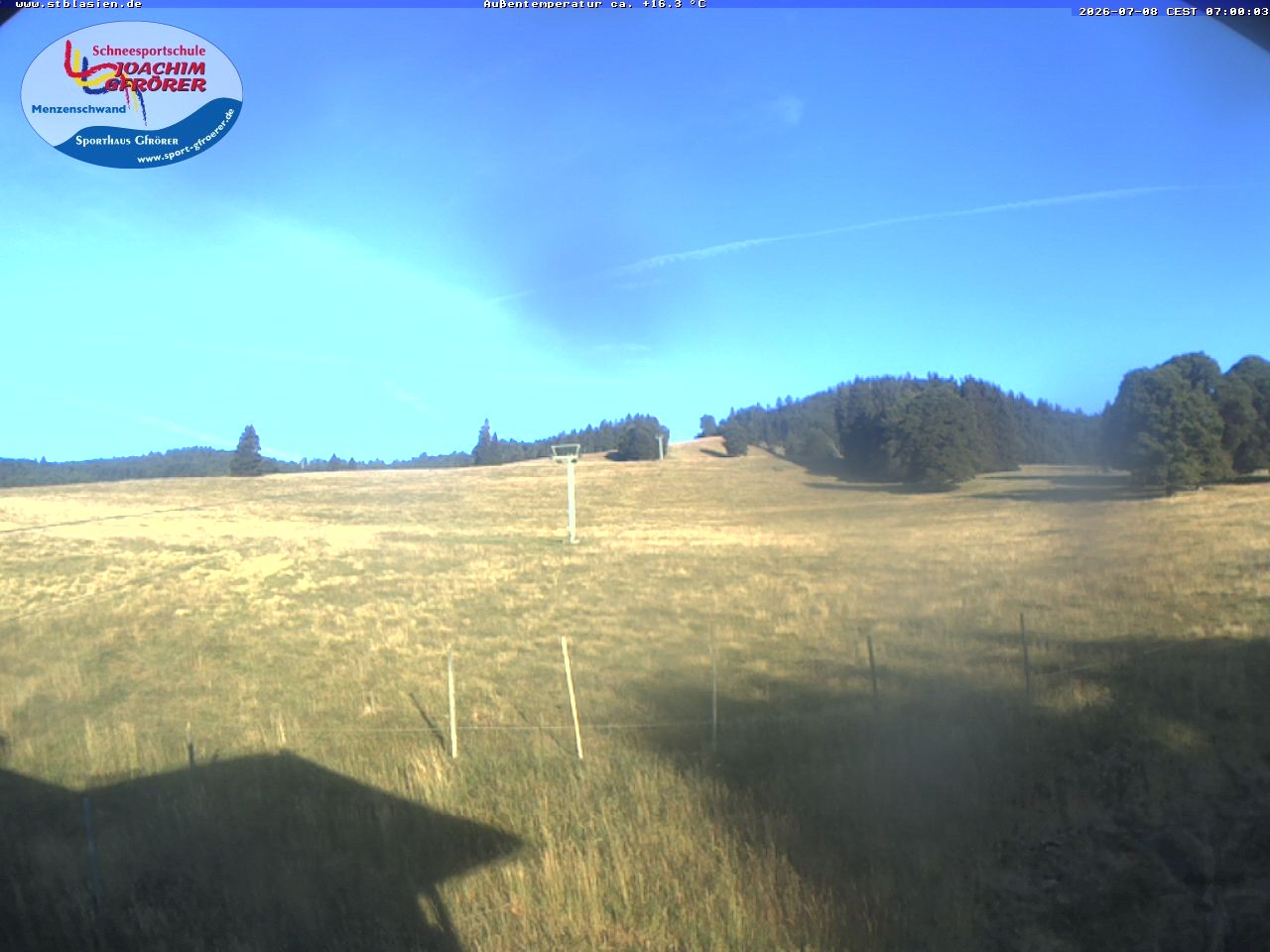 Archived image Webcam Ski lift Schwinbach