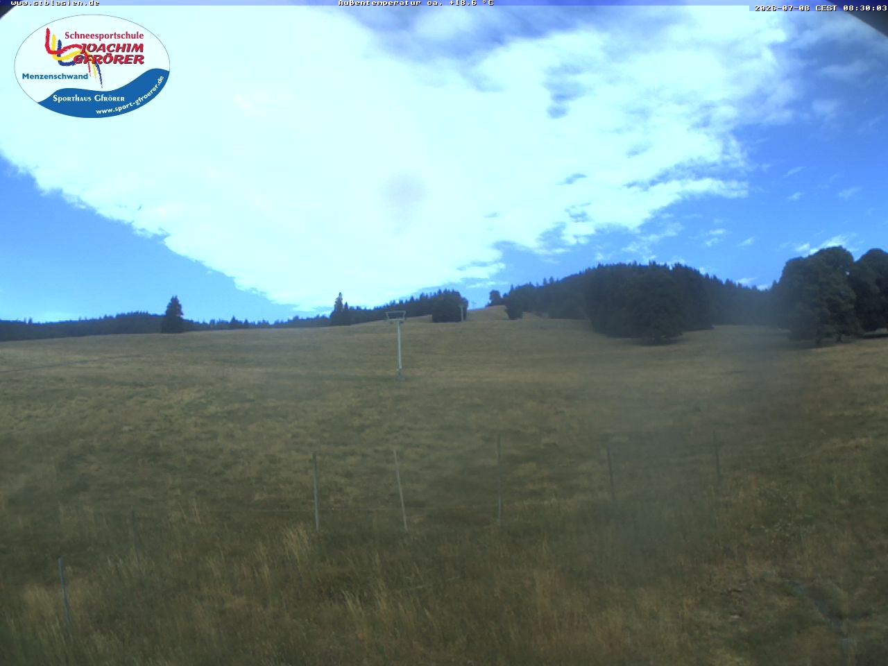 Archived image Webcam Ski lift Schwinbach