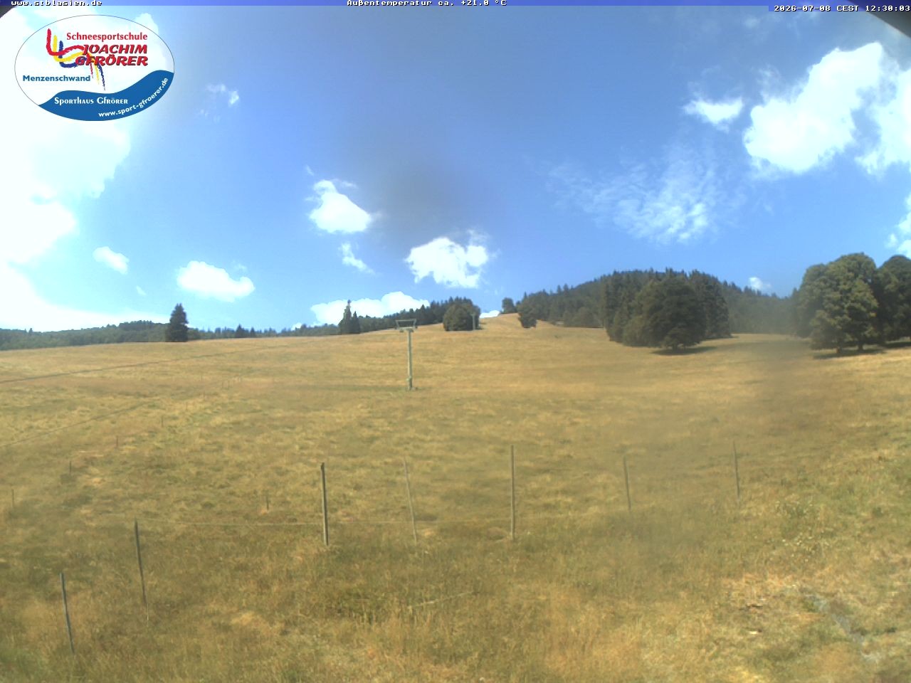 Archived image Webcam Ski lift Schwinbach