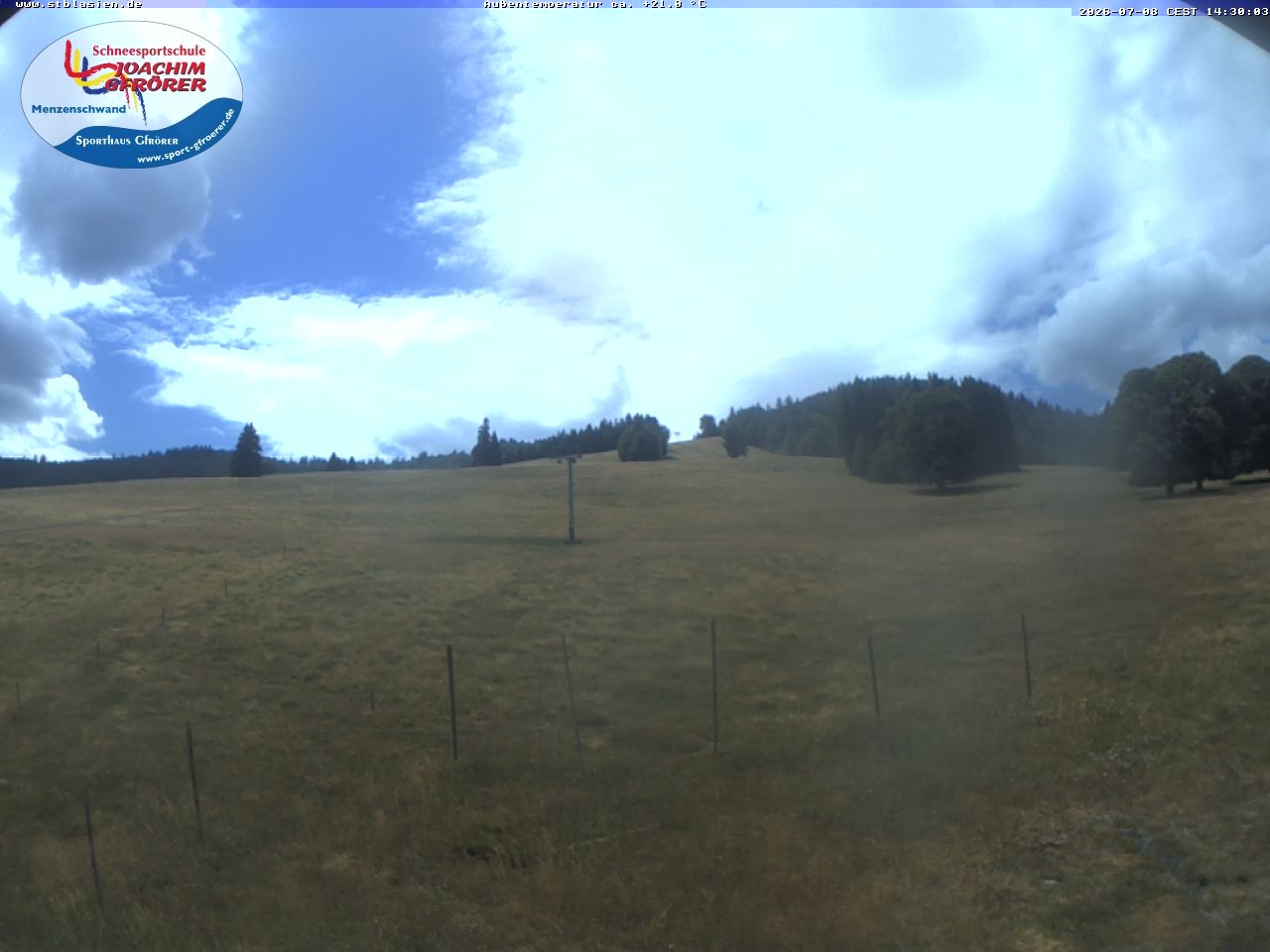 Archived image Webcam Ski lift Schwinbach