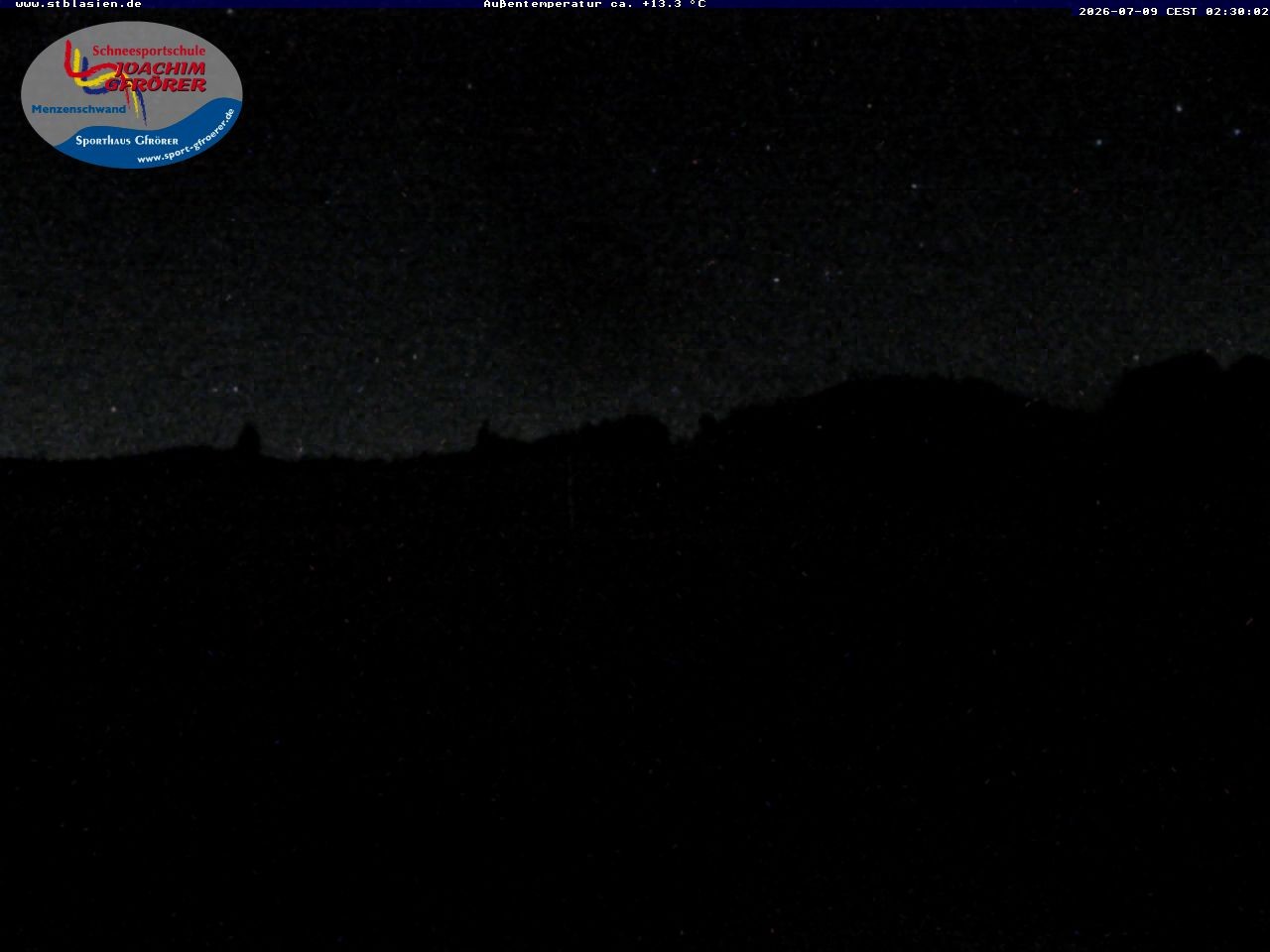 Archived image Webcam Ski lift Schwinbach