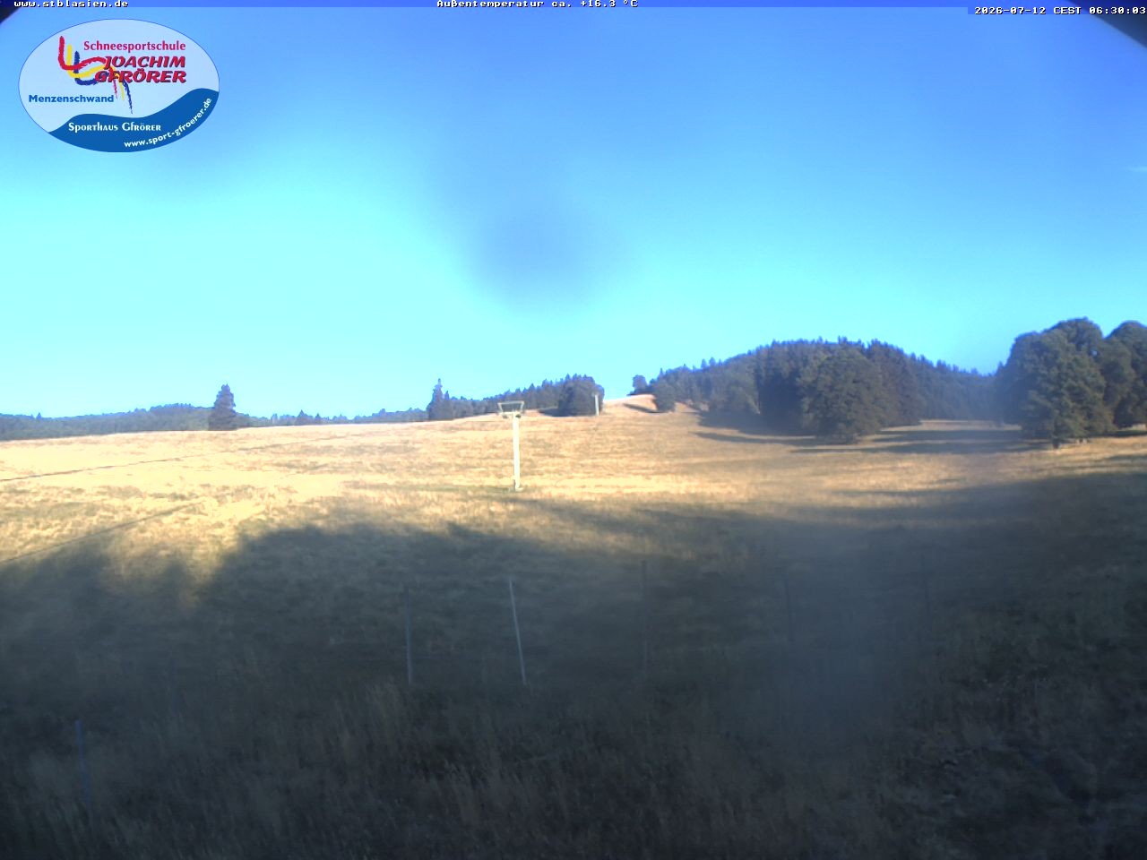 Archived image Webcam Ski lift Schwinbach