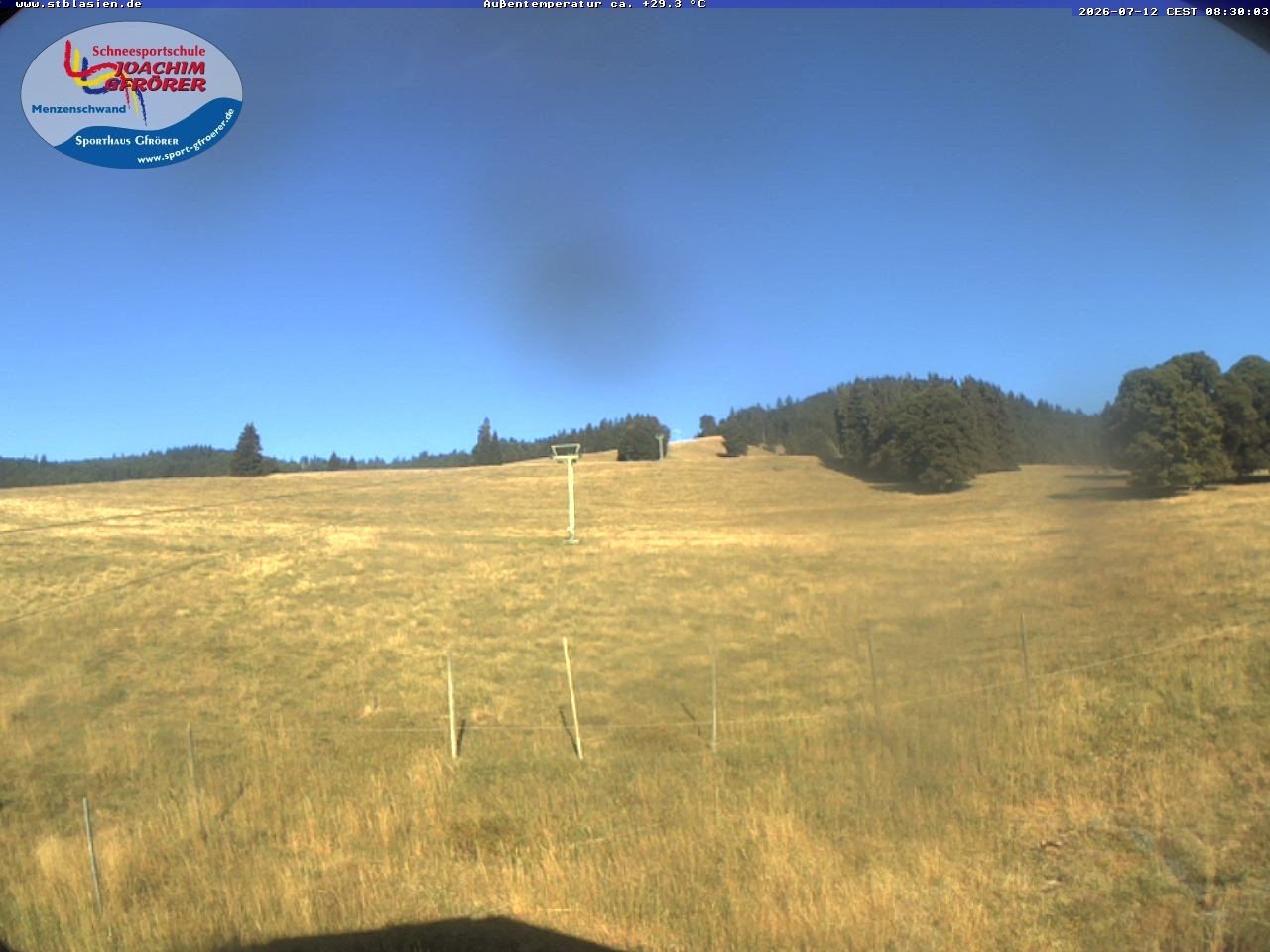Archived image Webcam Ski lift Schwinbach