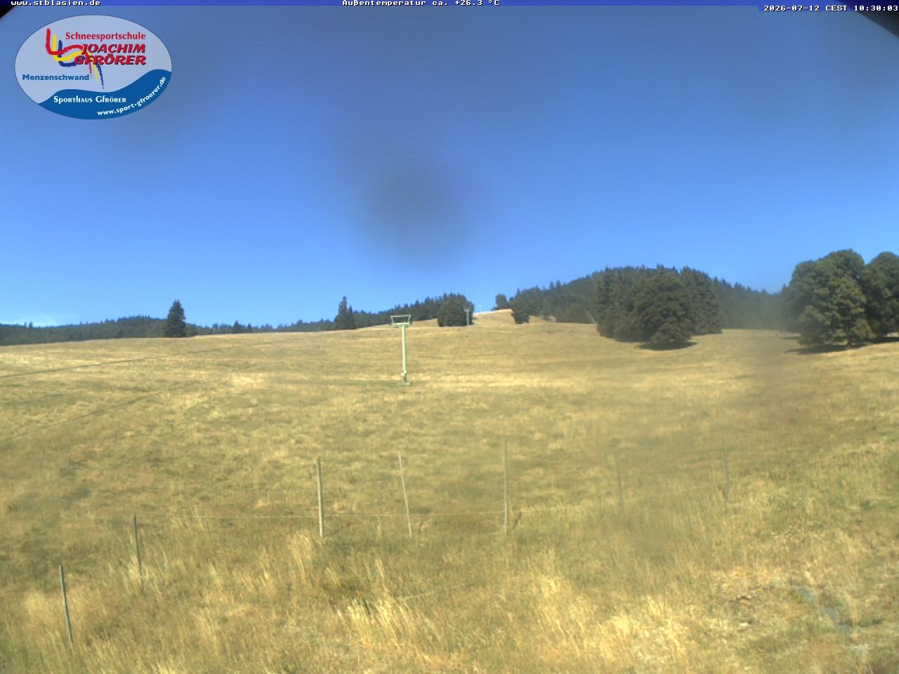 Archived image Webcam Ski lift Schwinbach