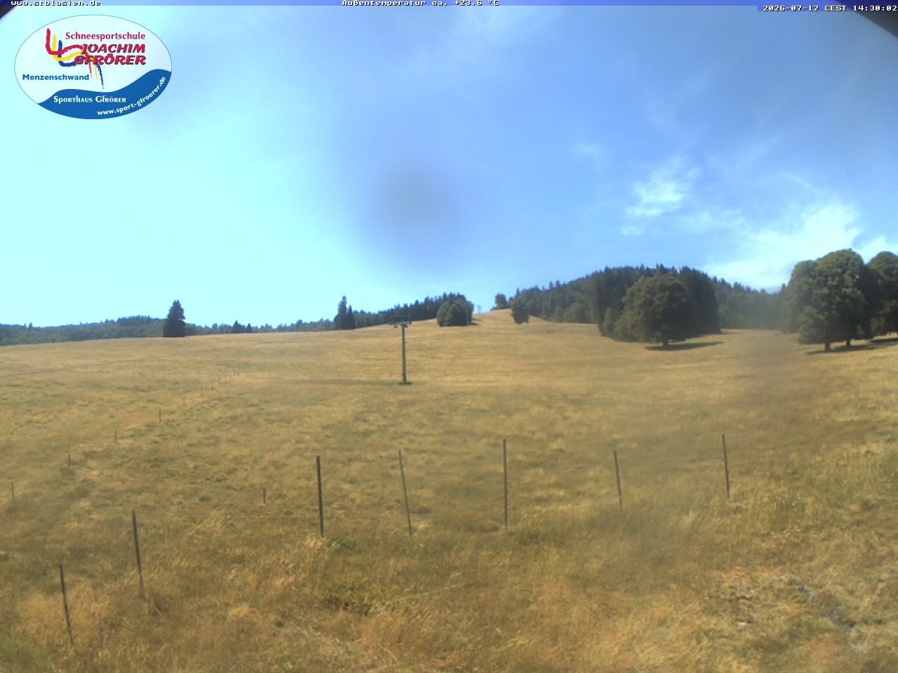 Archived image Webcam Ski lift Schwinbach