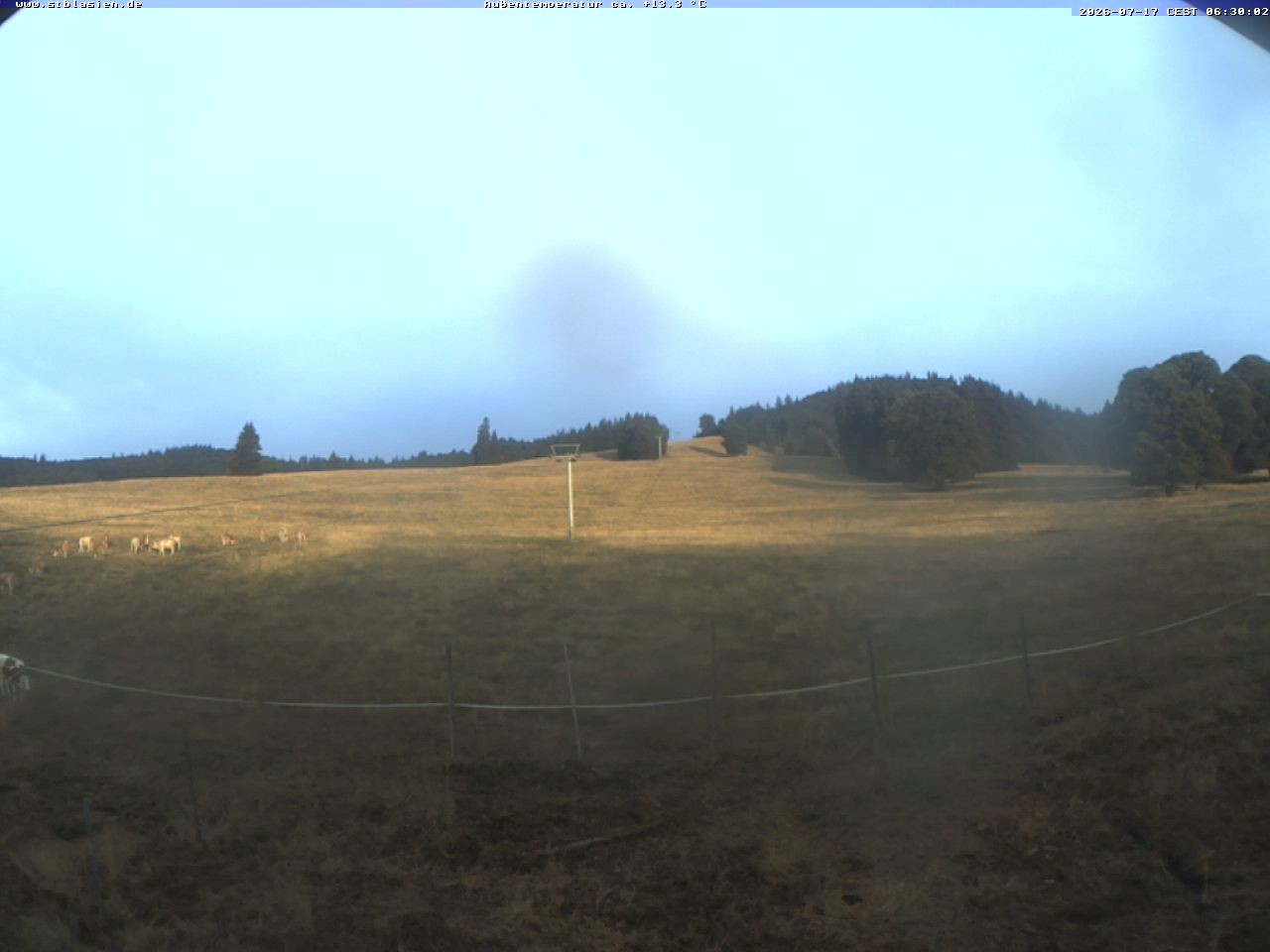Archived image Webcam Ski lift Schwinbach