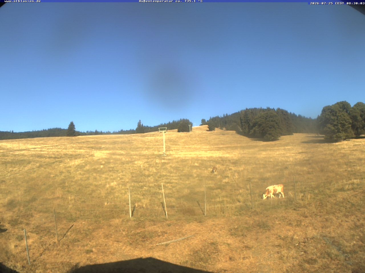 Archived image Webcam Ski lift Schwinbach