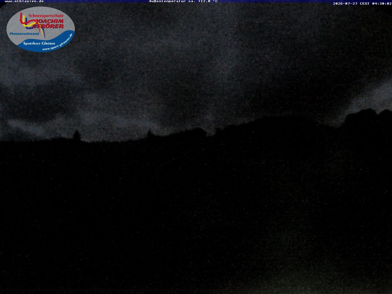 Archived image Webcam Ski lift Schwinbach