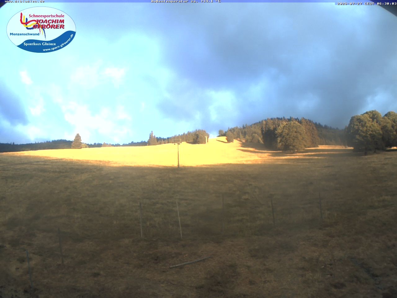 Archived image Webcam Ski lift Schwinbach