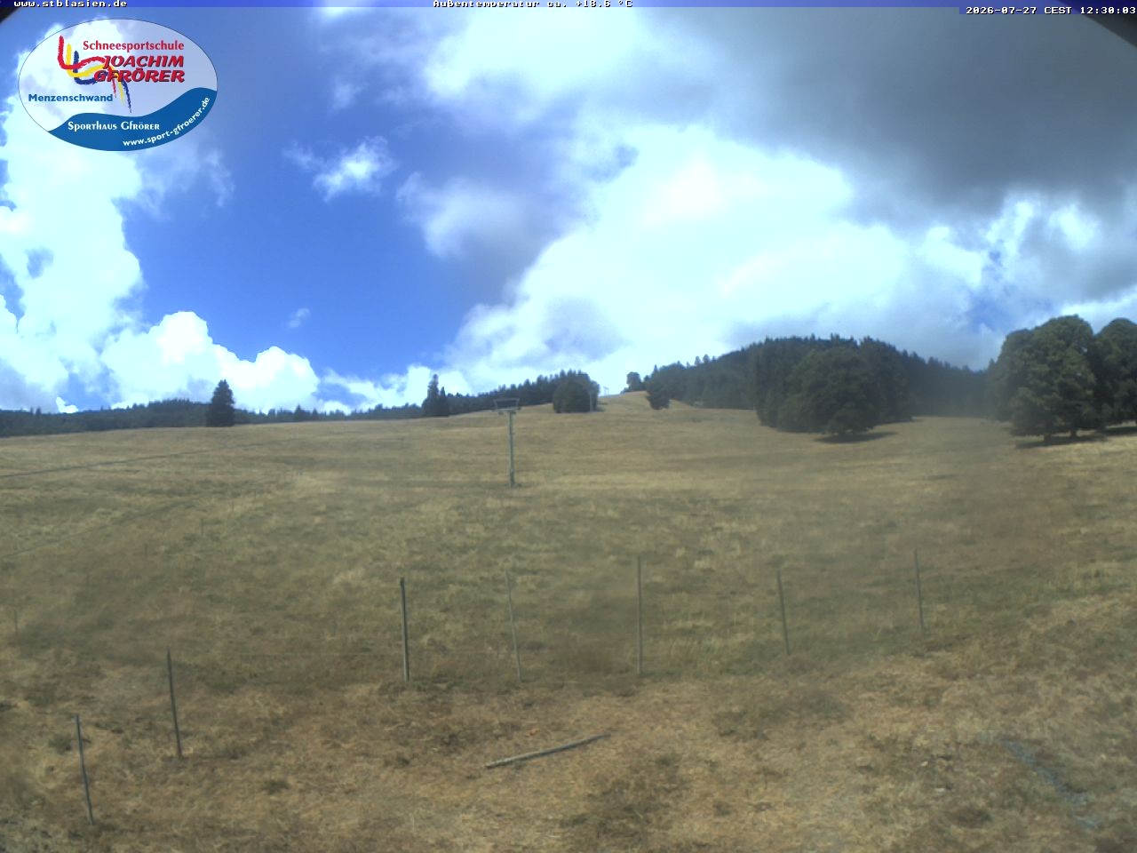 Archived image Webcam Ski lift Schwinbach