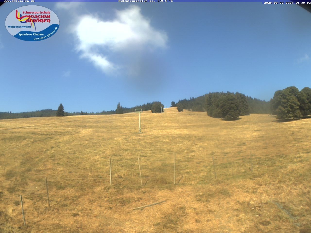 Archived image Webcam Ski lift Schwinbach