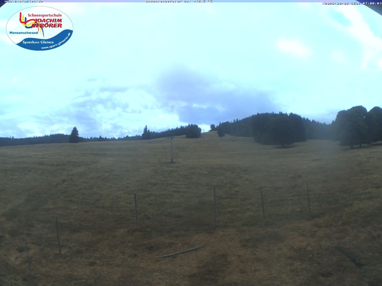 Archived image Webcam Ski lift Schwinbach