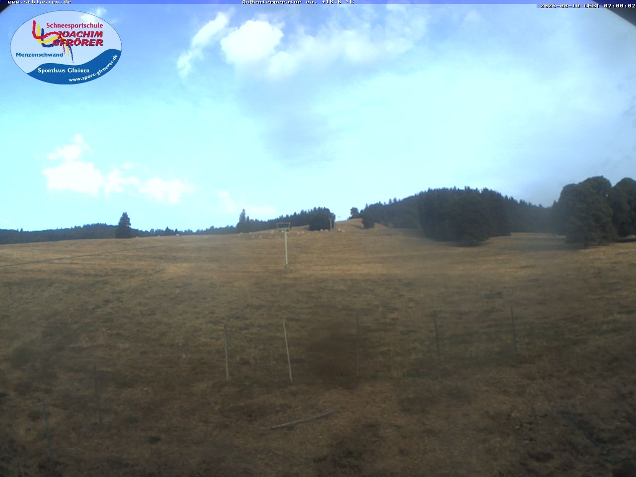 Archived image Webcam Ski lift Schwinbach