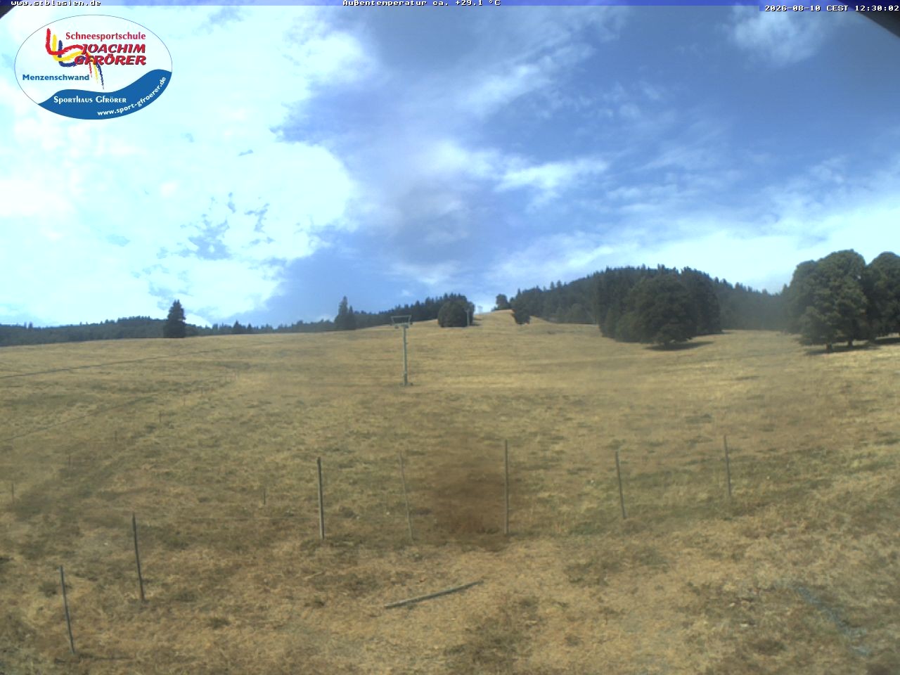 Archived image Webcam Ski lift Schwinbach