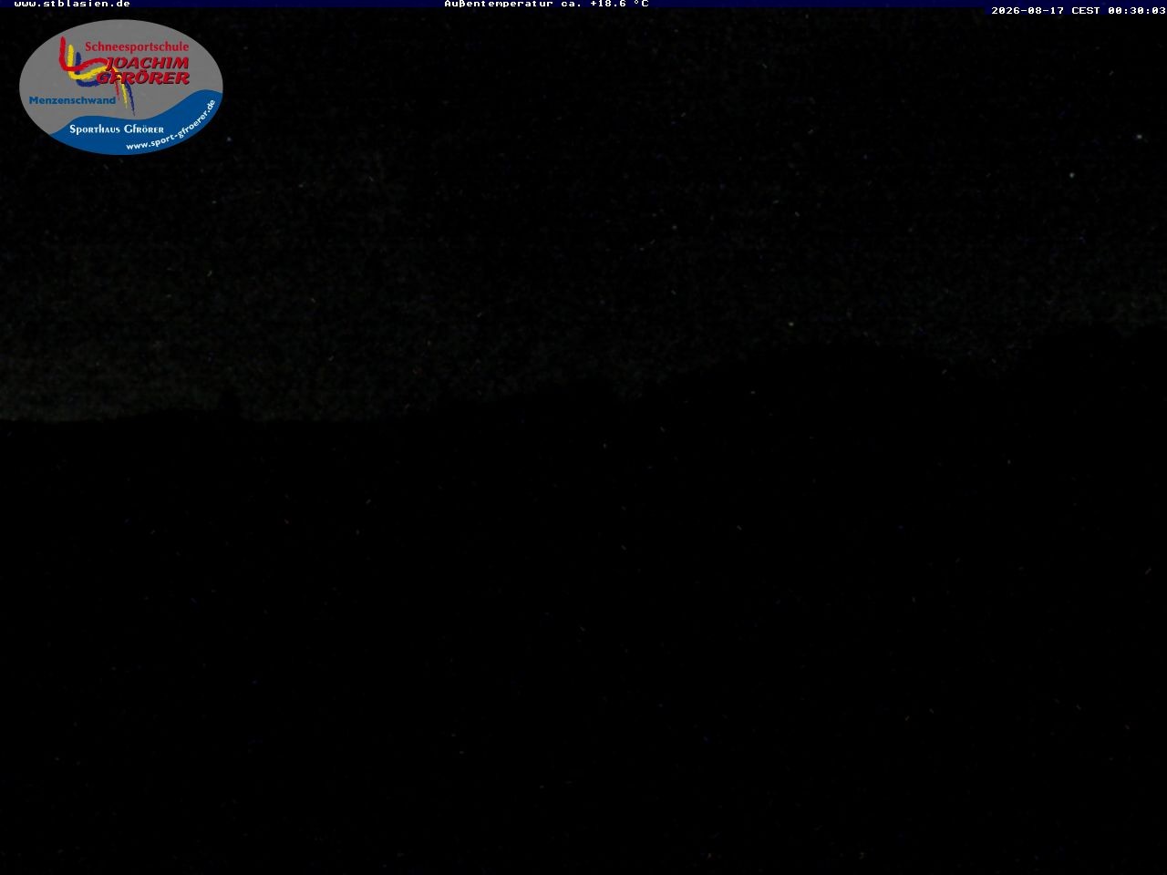 Archived image Webcam Ski lift Schwinbach