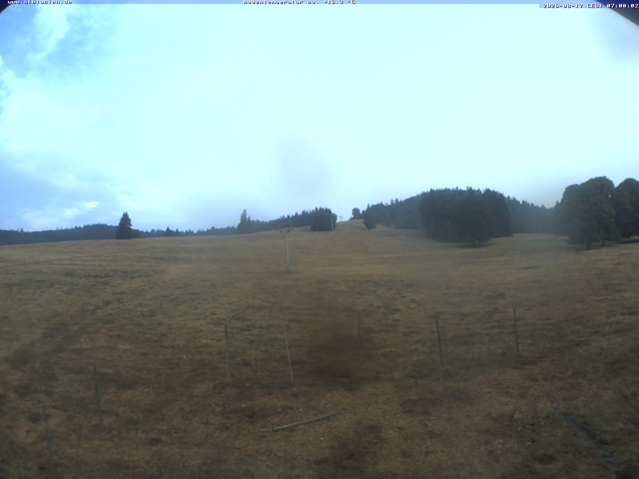 Archived image Webcam Ski lift Schwinbach