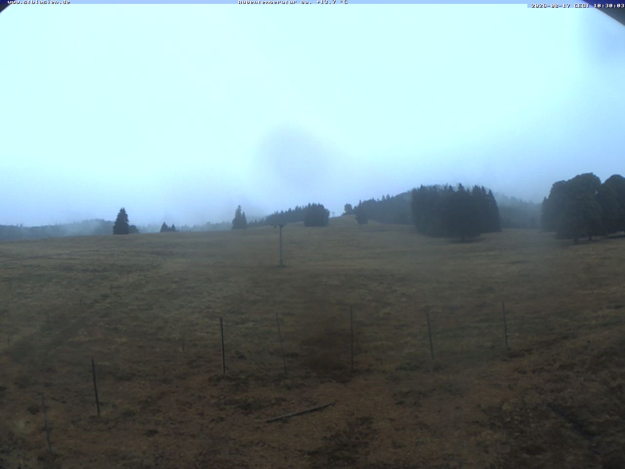 Archived image Webcam Ski lift Schwinbach