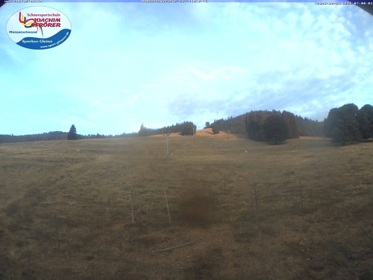 Archived image Webcam Ski lift Schwinbach