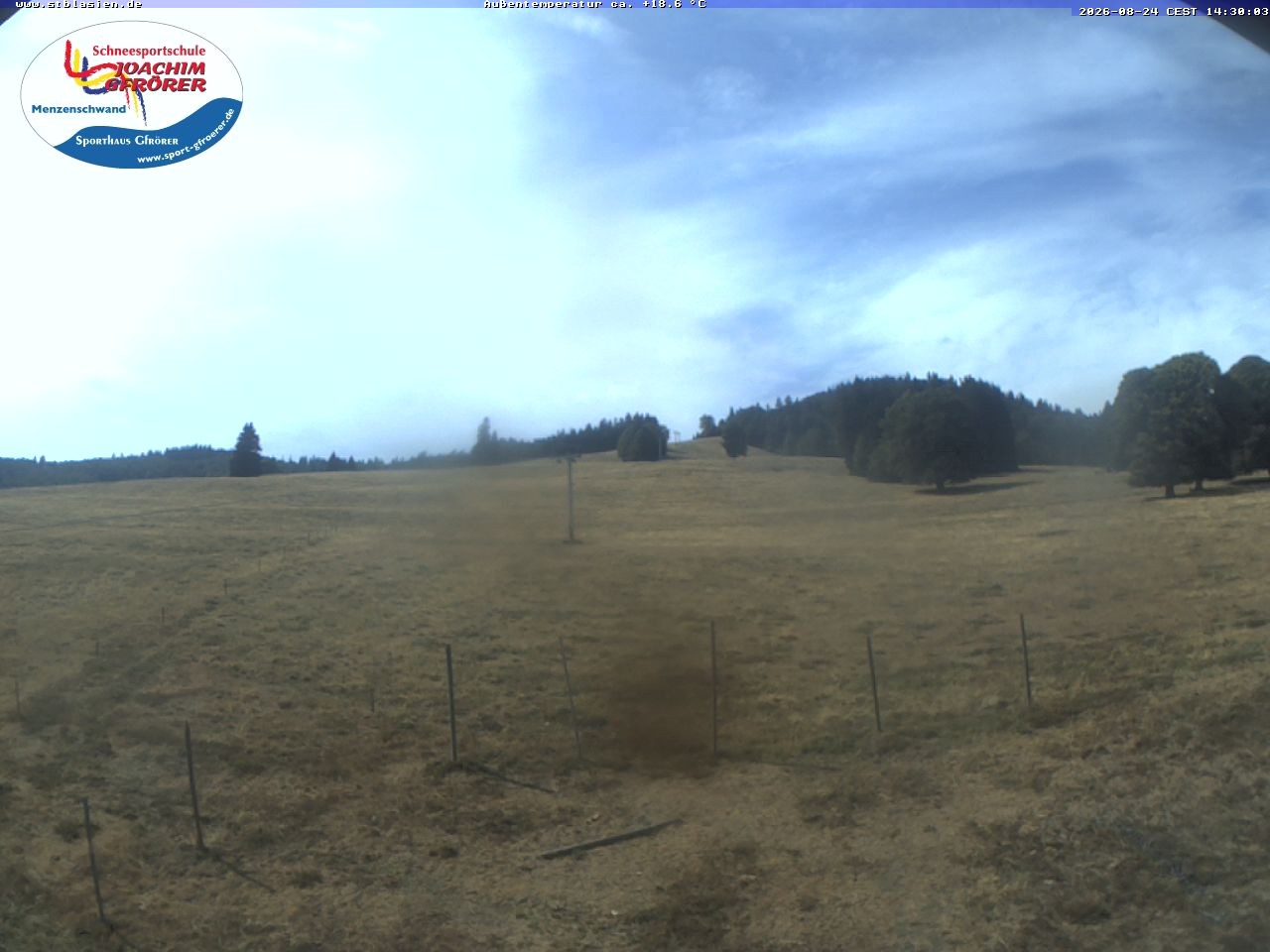 Archived image Webcam Ski lift Schwinbach