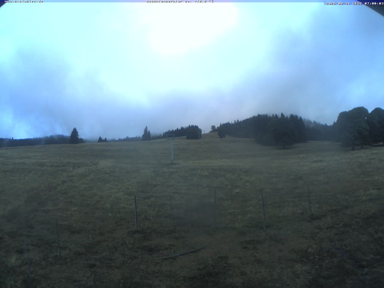 Archived image Webcam Ski lift Schwinbach