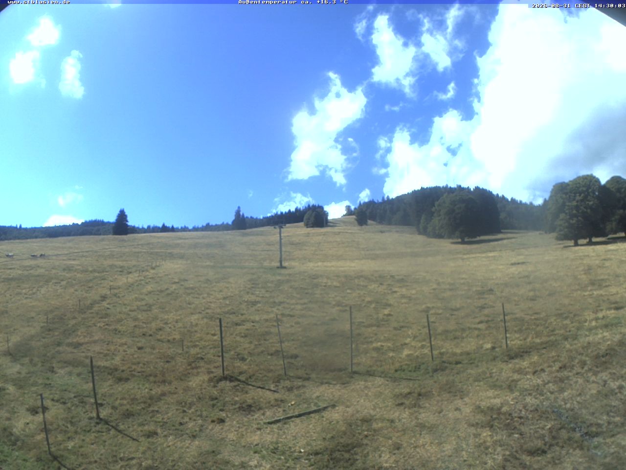Archived image Webcam Ski lift Schwinbach