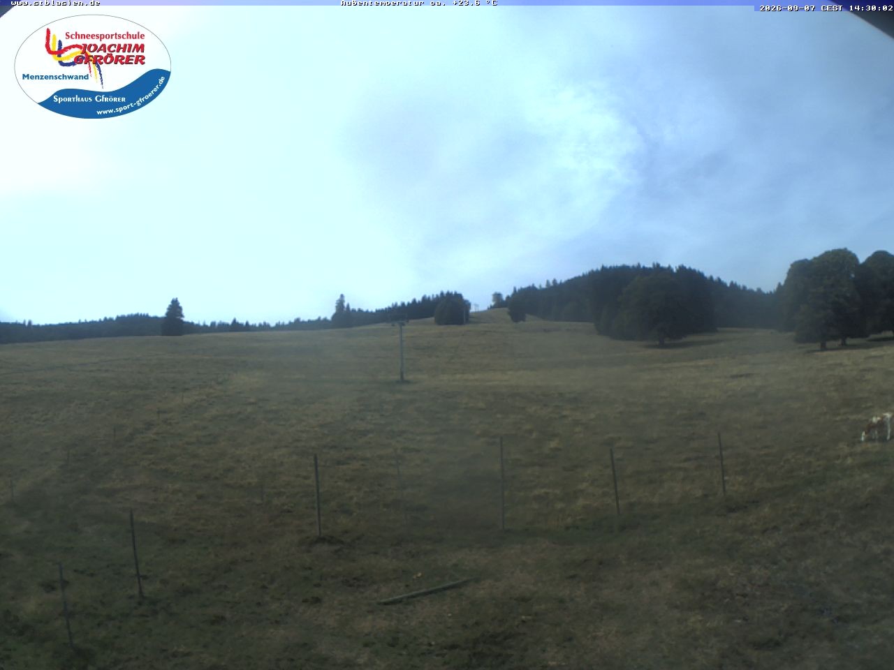 Archived image Webcam Ski lift Schwinbach