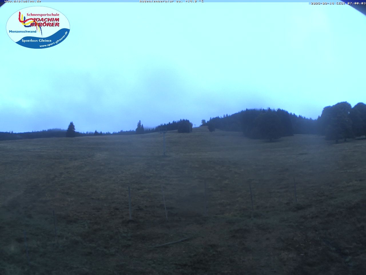 Archived image Webcam Ski lift Schwinbach
