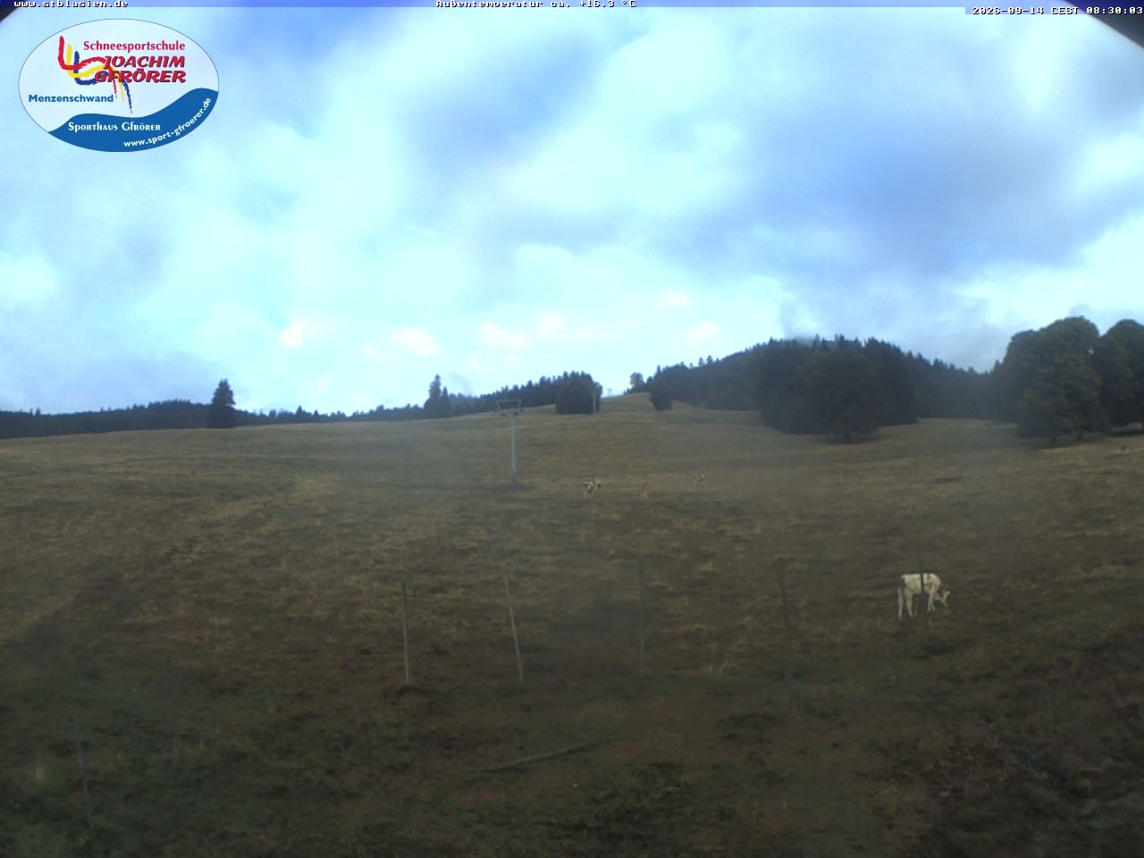 Archived image Webcam Ski lift Schwinbach
