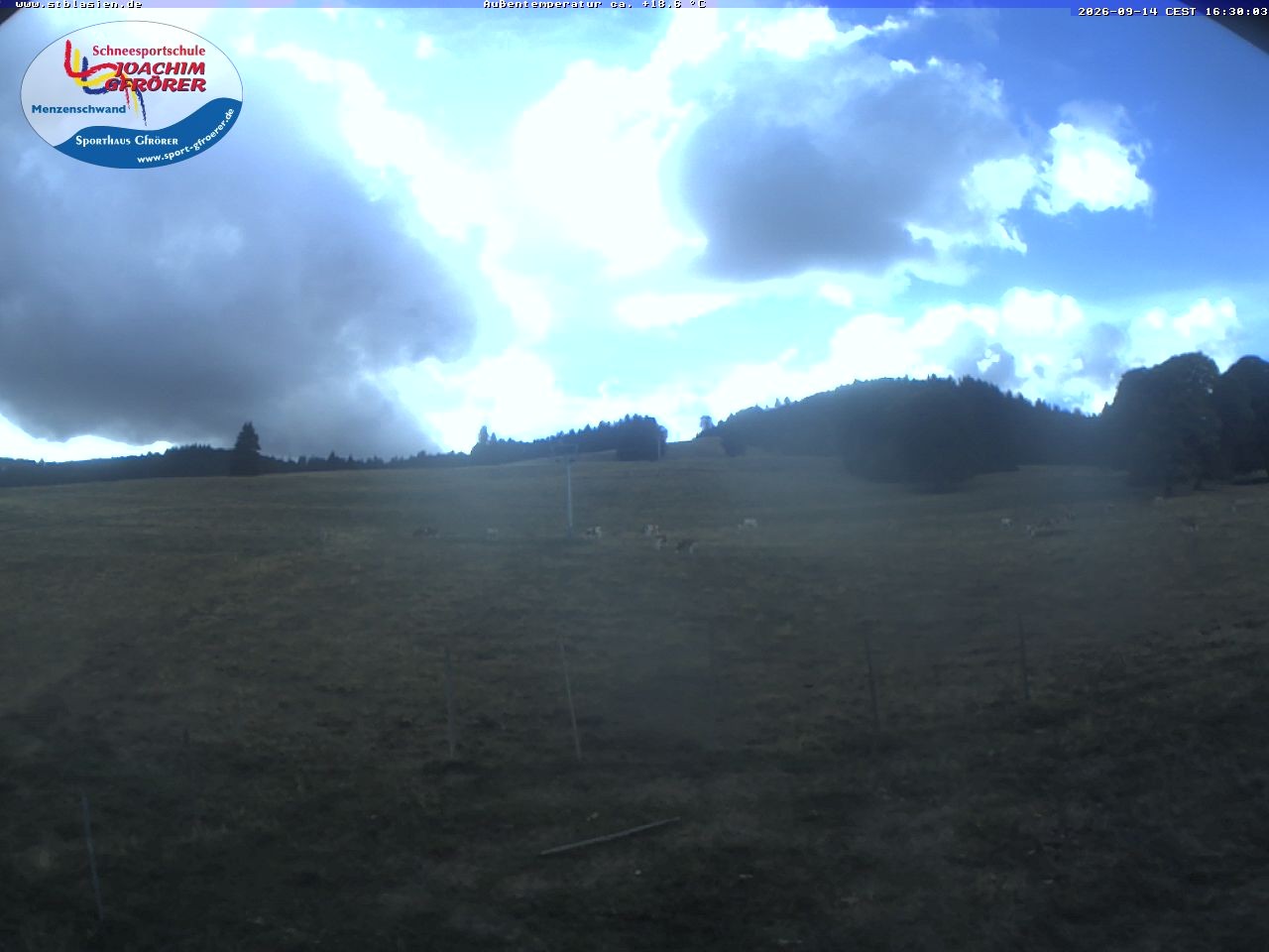 Archived image Webcam Ski lift Schwinbach