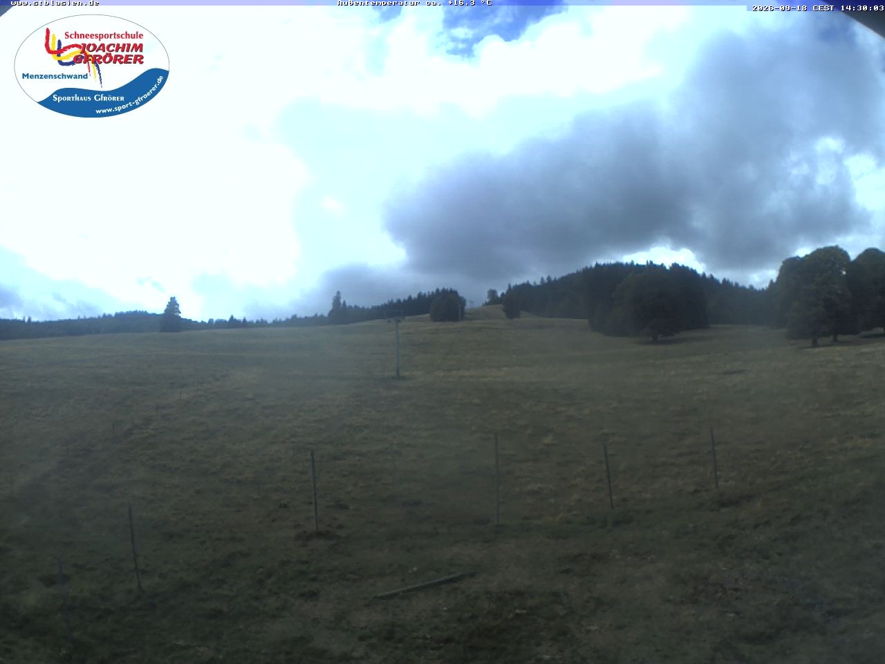 Archived image Webcam Ski lift Schwinbach