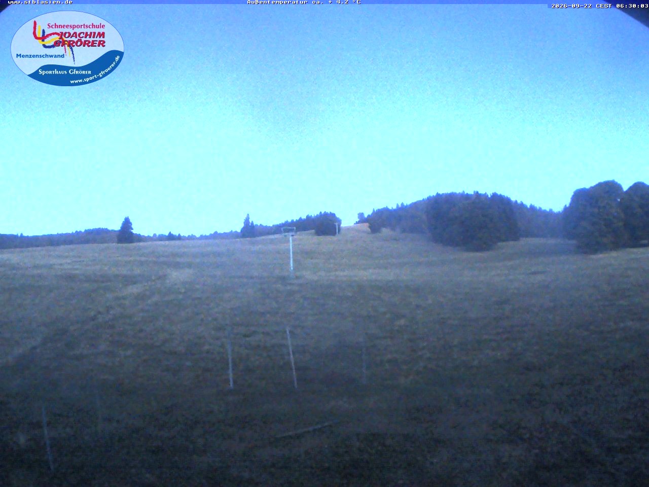Archived image Webcam Ski lift Schwinbach