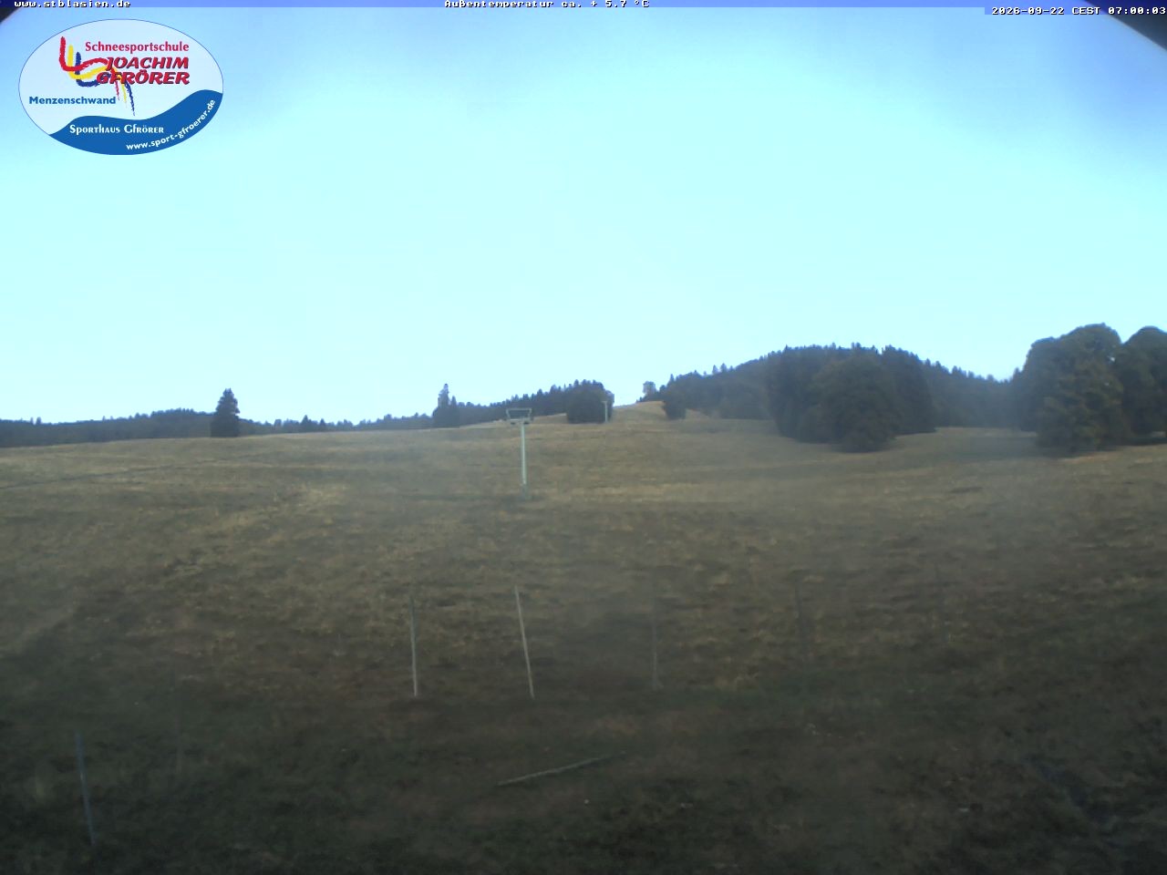 Archived image Webcam Ski lift Schwinbach