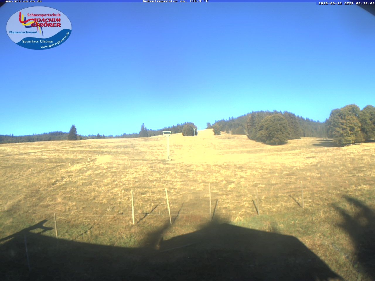 Archived image Webcam Ski lift Schwinbach