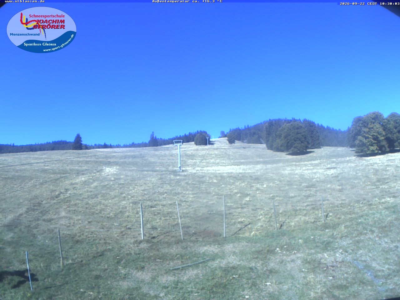 Archived image Webcam Ski lift Schwinbach
