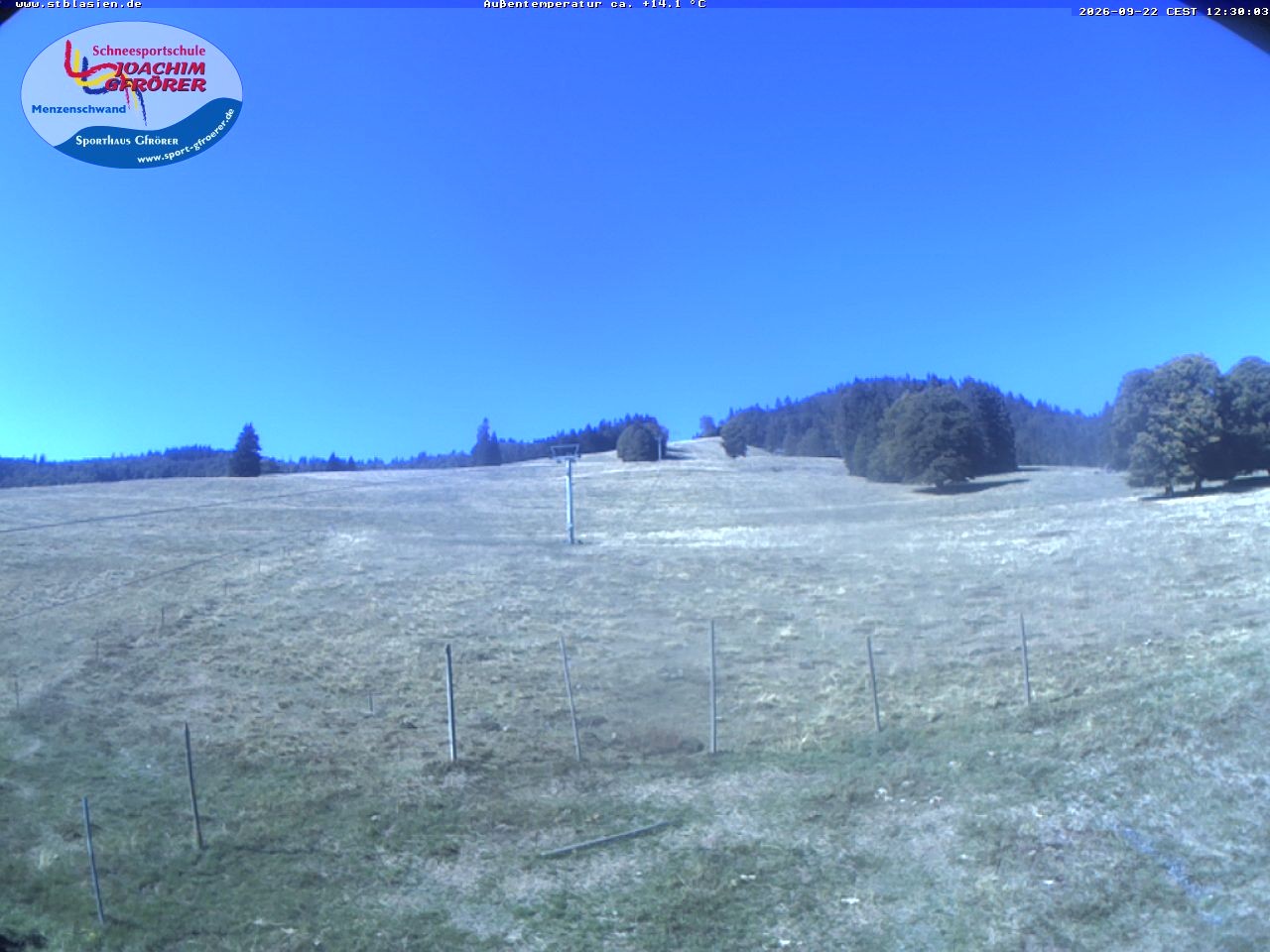 Archived image Webcam Ski lift Schwinbach