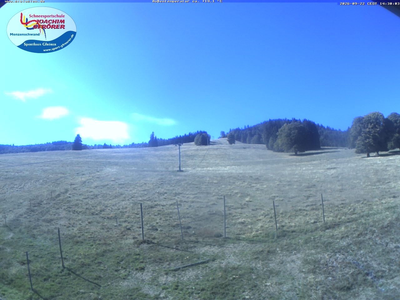 Archived image Webcam Ski lift Schwinbach