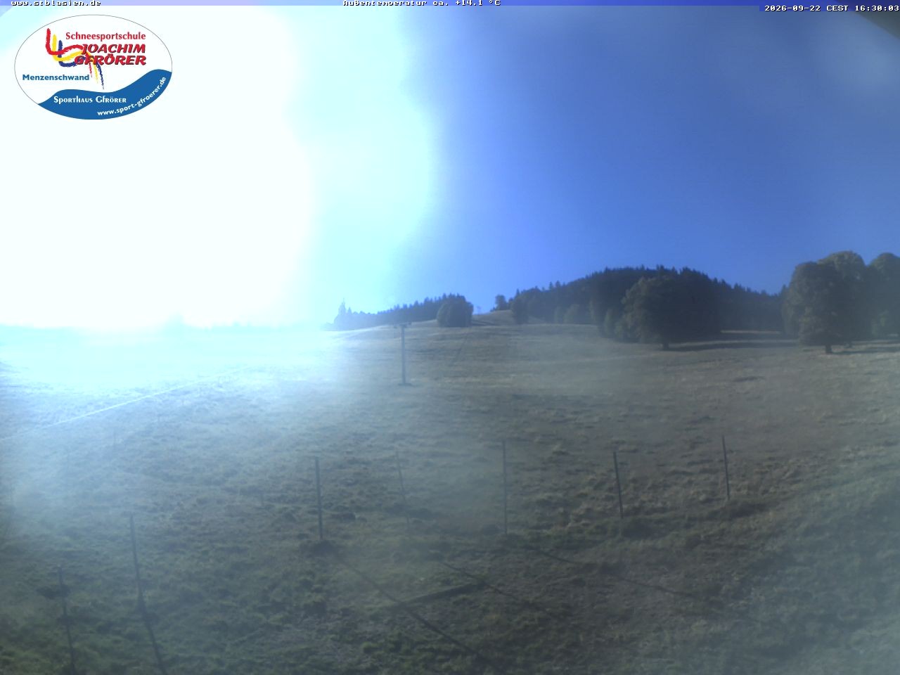 Archived image Webcam Ski lift Schwinbach