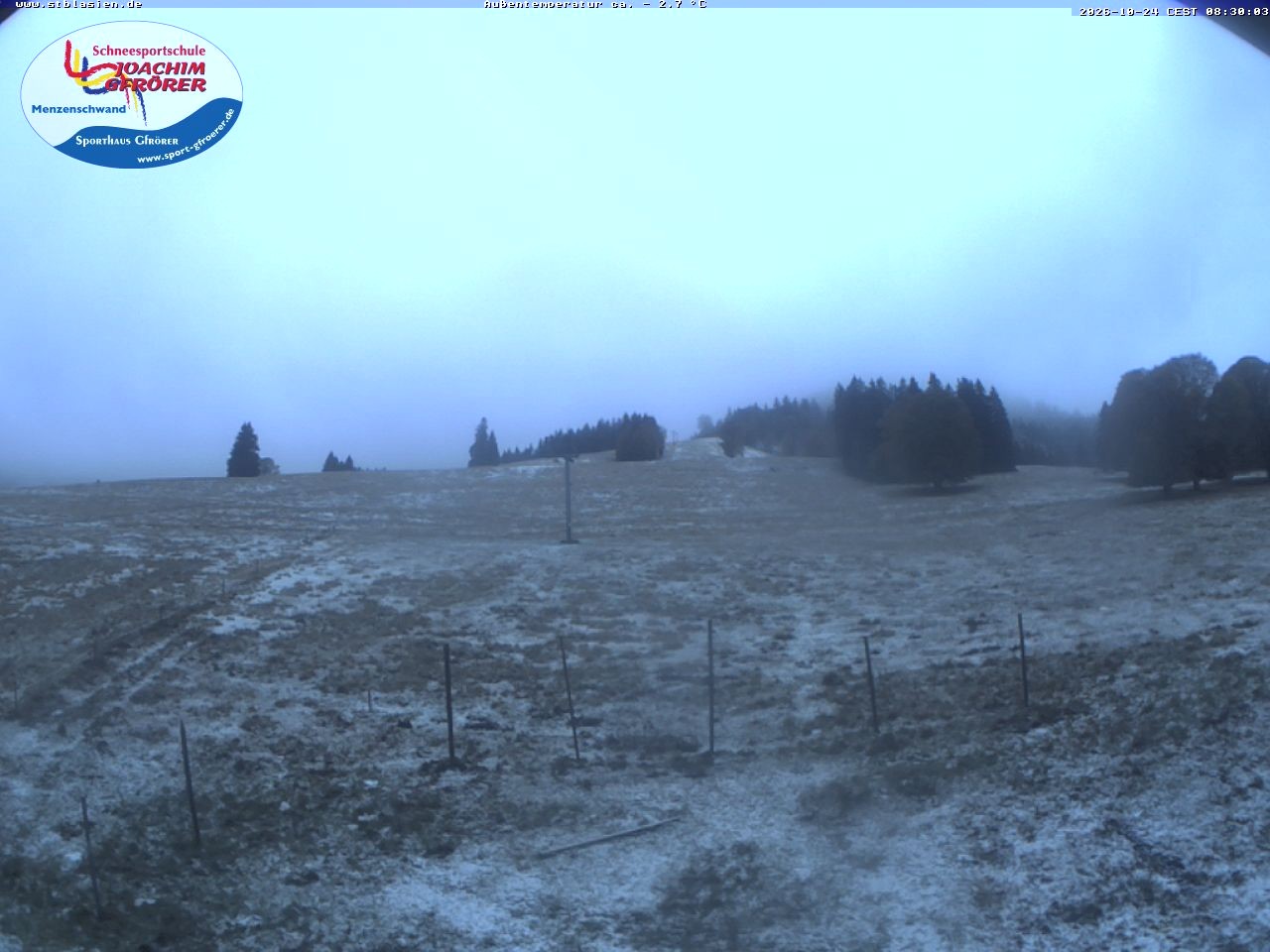 Archived image Webcam Ski lift Schwinbach