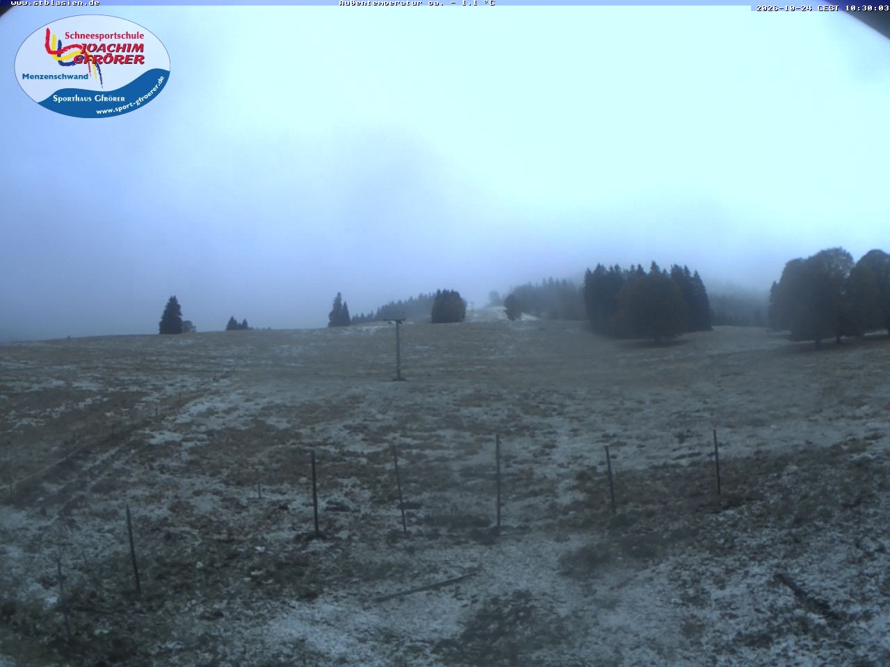 Archived image Webcam Ski lift Schwinbach